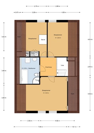 Floorplan - Gaagweg 36B, 2636 AK Schipluiden